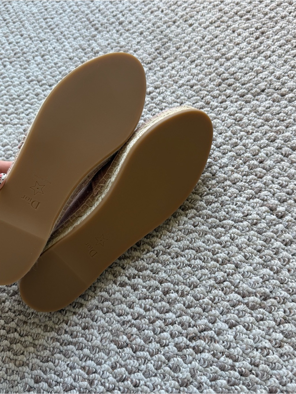 Christian Dior Rose Granville Espadrilles - Picture 5 of 8